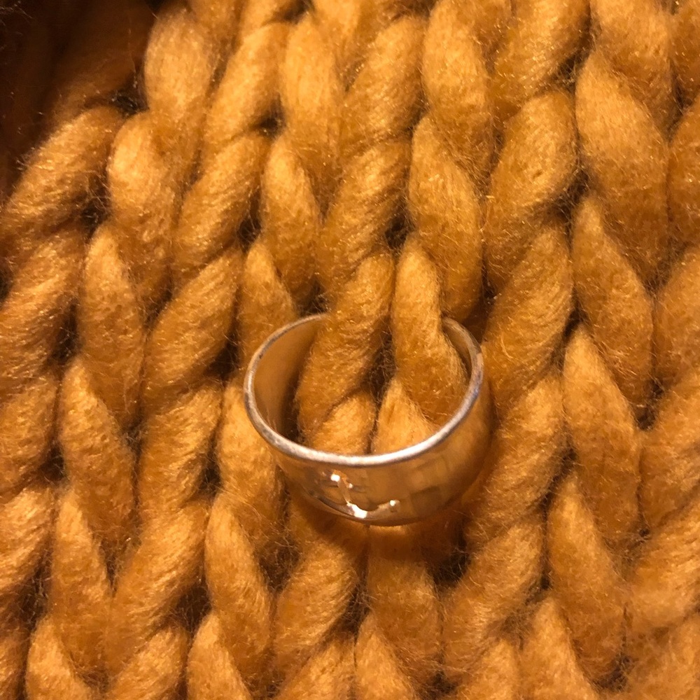 Rustic cuff adjustable ring - Picture 4 of 5